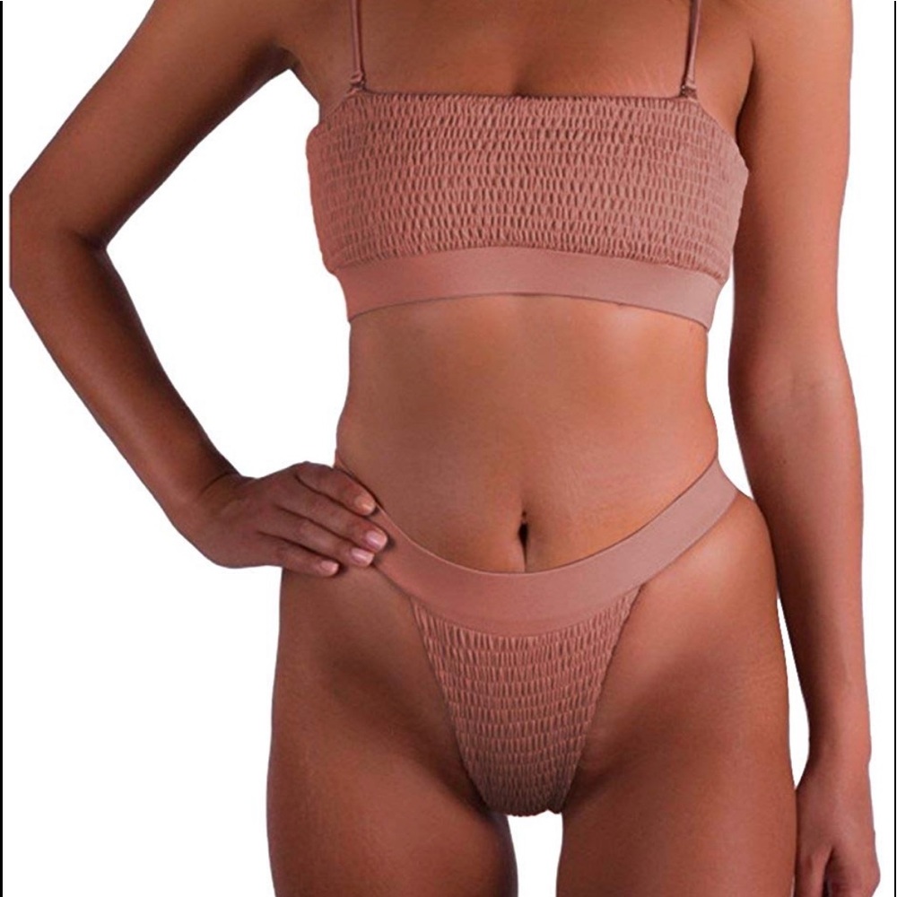 Two piece bikini with or without straps